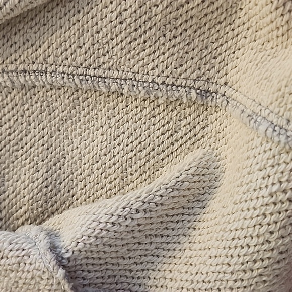 Lucky Lotus Lucky Brand Assymetrical French Terry Moto Jacket Bohemian Summer - Picture 8 of 11